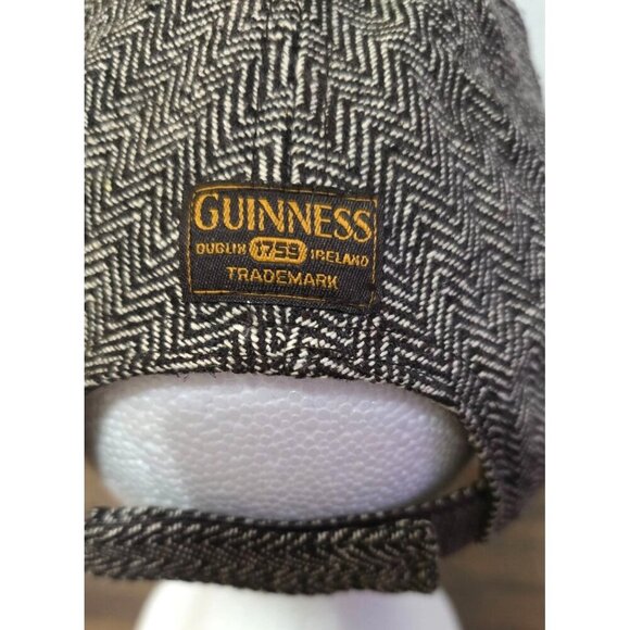 Guinness Ireland Herringbone Tweed Adjustable Baseball Cap With Embroidered Logo - Picture 4 of 10